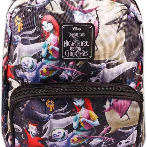 Nightmare Before Christmas Mini Backpack Canvas Womens Travel Purse main image 7